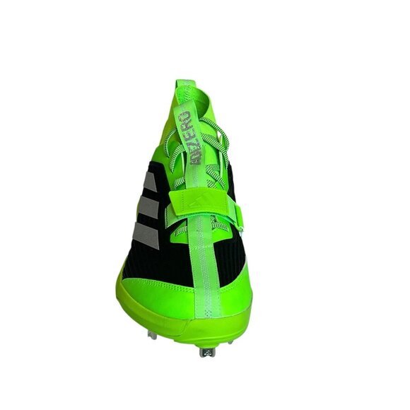 adidas Adizero Edge + METAL Solar Green/Black Baseball Cleats Size 14 JS4119 main image 5
